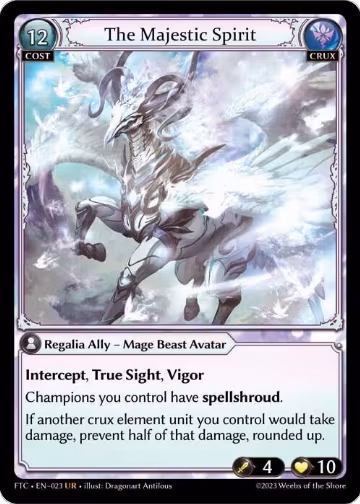 The Majestic Spirit (023), Fractured Crown — Grand Archive card price