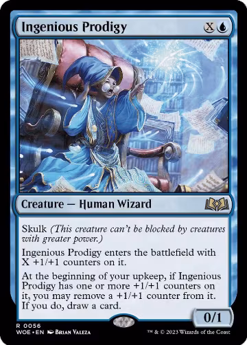 Ingenious Prodigy (56), Wilds of Eldraine — Magic card price