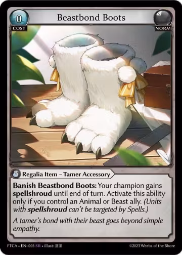 Beastbond Boots (003), Fractured Crown — Grand Archive card price