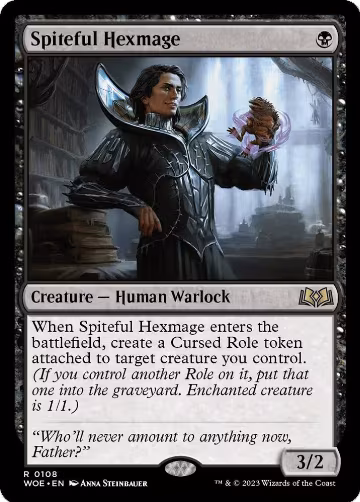 Spiteful Hexmage (108), Wilds of Eldraine — Magic card price