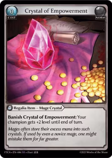 Crystal of Empowerment (030), Fractured Crown — Grand Archive card price