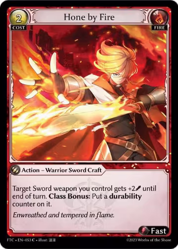 Hone by Fire (053), Fractured Crown — Grand Archive card price