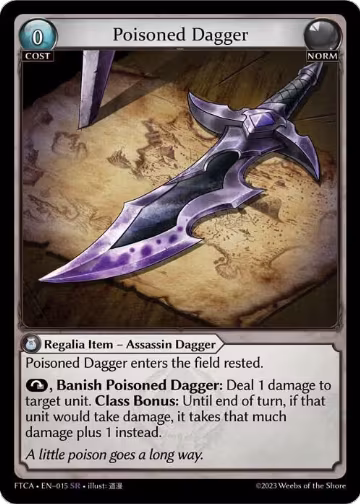 Poisoned Dagger (015), Fractured Crown — Grand Archive card price