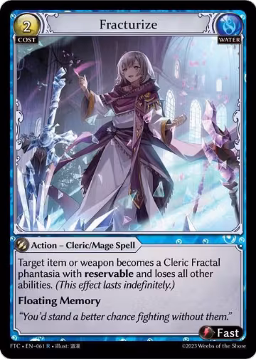 Fracturize (061), Fractured Crown — Grand Archive card price