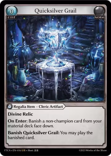 Quicksilver Grail (016) (016), Fractured Crown — Grand Archive card price