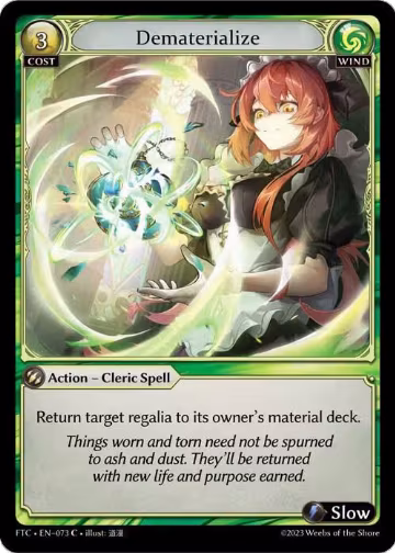 Dematerialize (073), Fractured Crown — Grand Archive card price