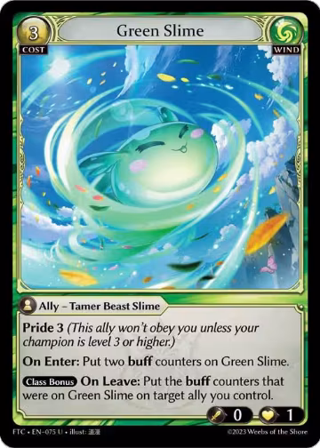 Green Slime (075), Fractured Crown — Grand Archive card price