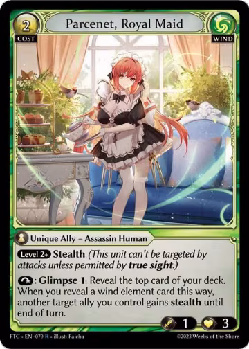 Parcenet, Royal Maid (079), Fractured Crown — Grand Archive card price