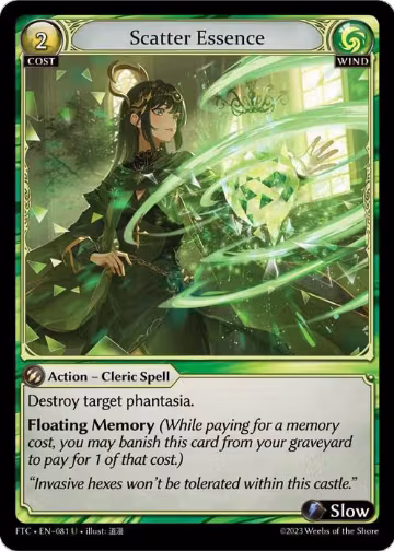 Scatter Essence (081), Fractured Crown — Grand Archive card price