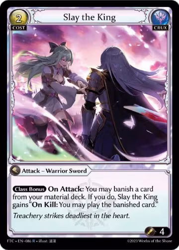 Slay the King (086), Fractured Crown — Grand Archive card price