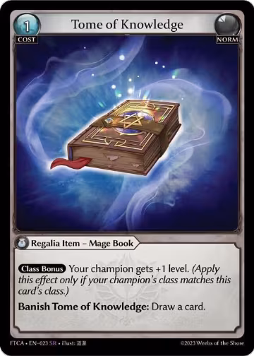 Tome of Knowledge (023), Fractured Crown — Grand Archive card price