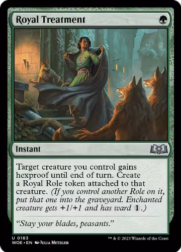 Royal Treatment (183), Wilds of Eldraine — Magic card price