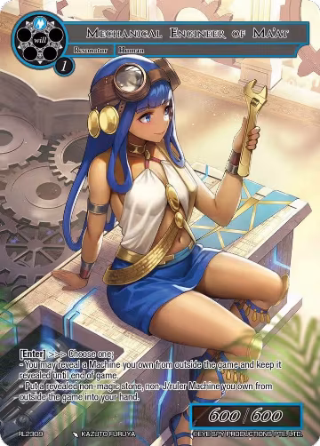 Mechanical Engineer of Ma'at (RL2309), Promo Cards — Force of Will card price