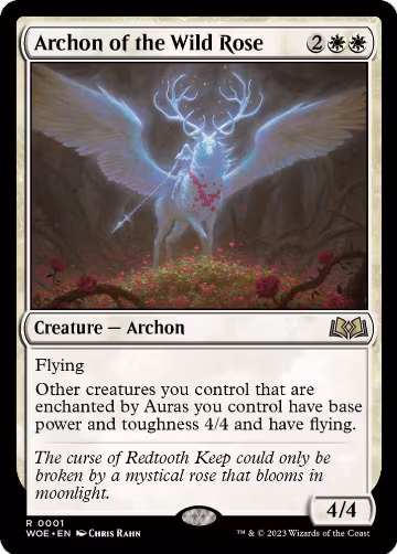 Archon of the Wild Rose (1), Wilds of Eldraine — Magic card price