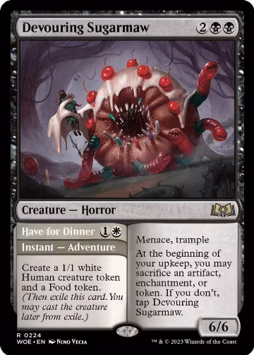 Devouring Sugarmaw (224), Wilds of Eldraine — Magic card price