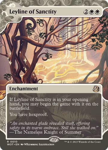 Leyline of Sanctity (10), Wilds of Eldraine: Enchanting Tales — Magic card price
