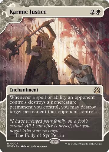 Karmic Justice (7), Wilds of Eldraine: Enchanting Tales — Magic card price
