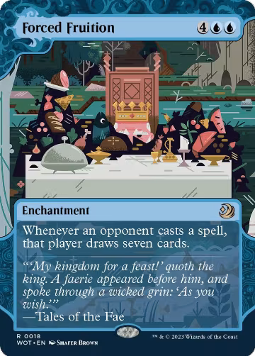 Forced Fruition (18), Wilds of Eldraine: Enchanting Tales — Magic card price