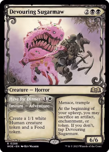 Devouring Sugarmaw (Showcase) (288), Wilds of Eldraine — Magic card price