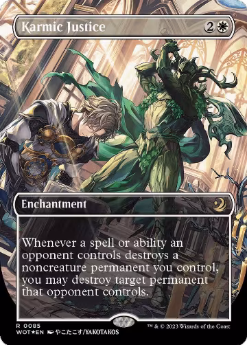Karmic Justice (Anime Borderless) (Confetti Foil) (85), Wilds of Eldraine: Enchanting Tales — Magic card price
