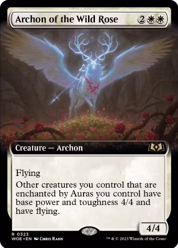 Archon of the Wild Rose (Extended Art) (323), Wilds of Eldraine — Magic card price