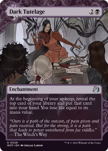 Dark Tutelage (28), Wilds of Eldraine: Enchanting Tales — Magic card price