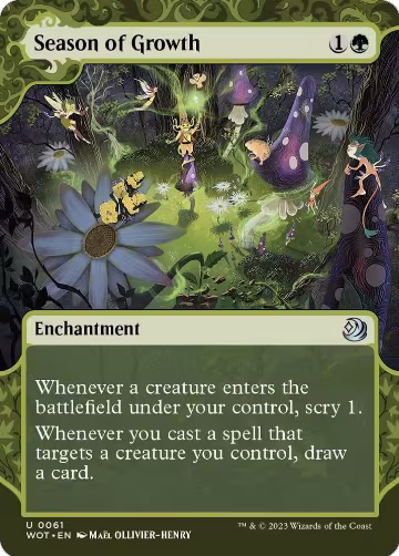 Season of Growth (61), Wilds of Eldraine: Enchanting Tales — Magic card price