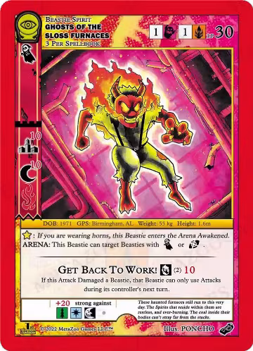 Ghosts of the Sloss Furnaces (Blister Pack Promo), Seance: First Edition — MetaZoo card price