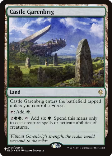 Castle Garenbrig (240/269), The List Reprints — Magic card price