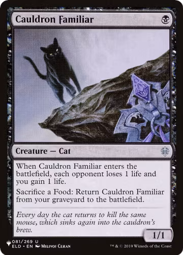 Cauldron Familiar (081/269), The List Reprints — Magic card price