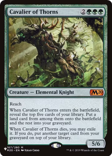 Cavalier of Thorns (167/280), The List Reprints — Magic card price