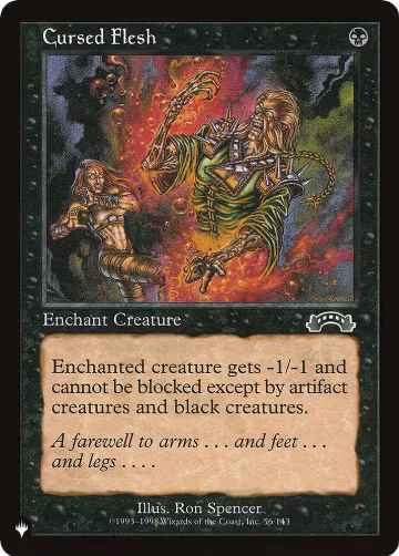 Cursed Flesh (56/143), The List Reprints — Magic card price