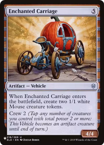 Enchanted Carriage (218/269), The List Reprints — Magic card price