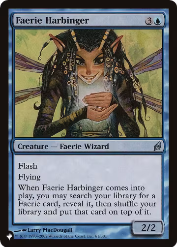 Faerie Harbinger (61/301), The List Reprints — Magic card price