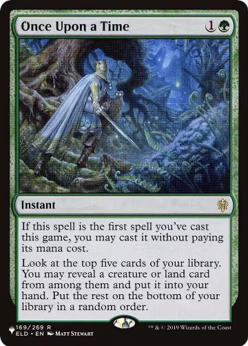 Once Upon a Time (169/269), The List Reprints — Magic card price