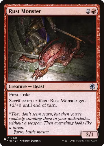 Rust Monster (161/281), The List Reprints — Magic card price