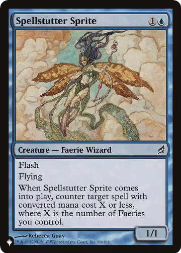 Spellstutter Sprite (89/301), The List Reprints — Magic card price