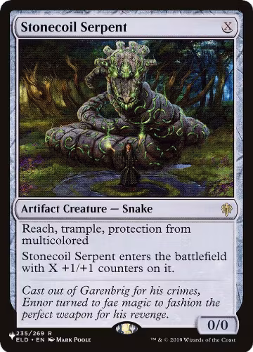 Stonecoil Serpent (235/269), The List Reprints — Magic card price