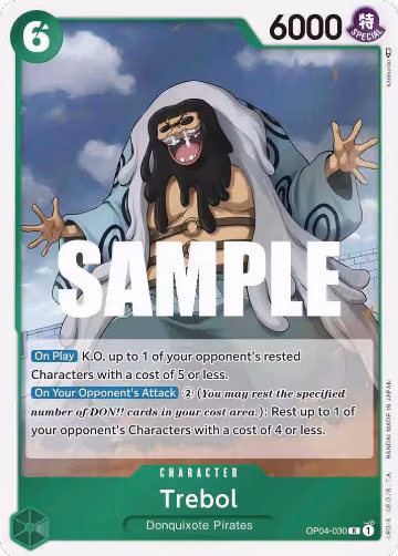 Trebol (OP04-030), Kingdoms of Intrigue — One Piece card price