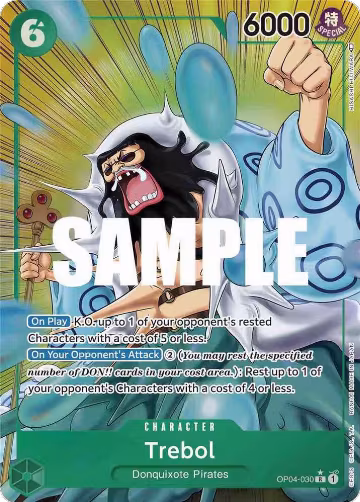 Trebol (Alternate Art) (OP04-030), Kingdoms of Intrigue — One Piece card price