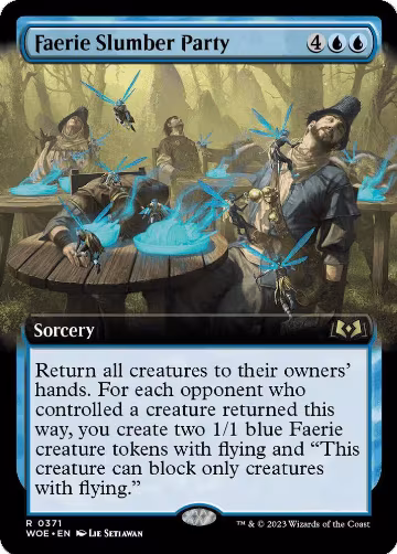 Faerie Slumber Party (Extended Art) (371), Wilds of Eldraine — Magic card price