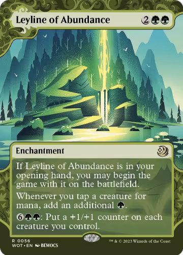 Leyline of Abundance (56), Wilds of Eldraine: Enchanting Tales — Magic card price