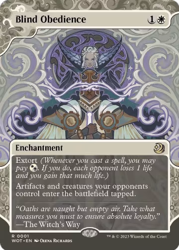 Blind Obedience (1), Wilds of Eldraine: Enchanting Tales — Magic card price
