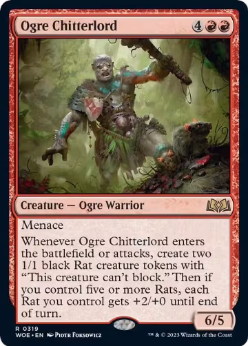 Ogre Chitterlord (319), Wilds of Eldraine — Magic card price