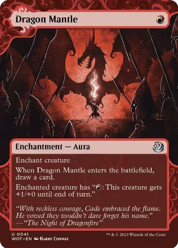 Dragon Mantle (41), Wilds of Eldraine: Enchanting Tales — Magic card price
