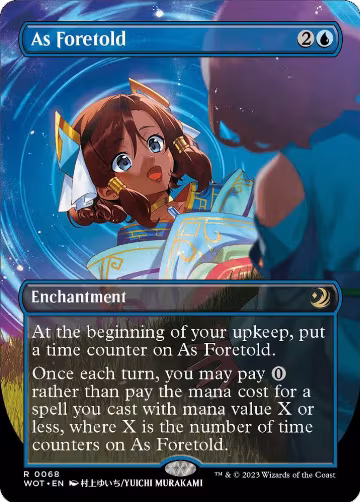 As Foretold (Anime Borderless) (68), Wilds of Eldraine: Enchanting Tales — Magic card price
