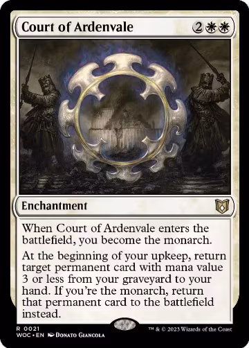 Court of Ardenvale (21), Commander: Wilds of Eldraine — Magic card price