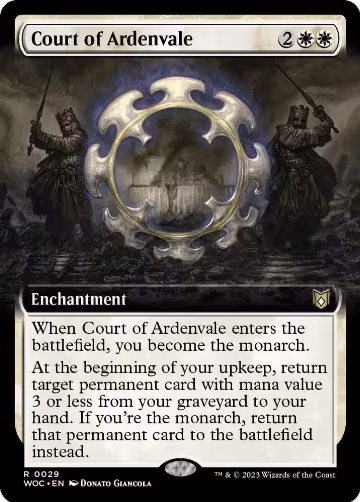 Court of Ardenvale (Extended Art) (29), Commander: Wilds of Eldraine — Magic card price