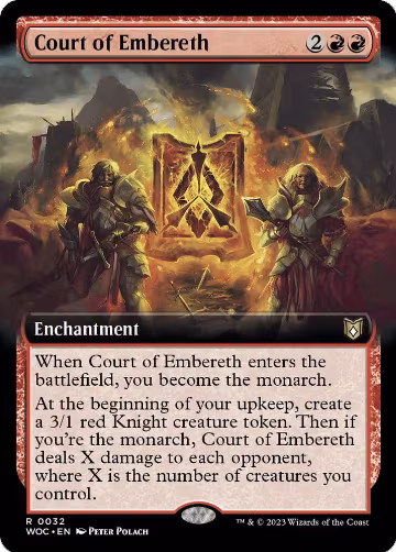 Court of Embereth (Extended Art) (32), Commander: Wilds of Eldraine — Magic card price