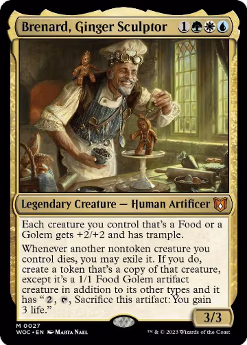 Brenard, Ginger Sculptor (27), Commander: Wilds of Eldraine — Magic card price